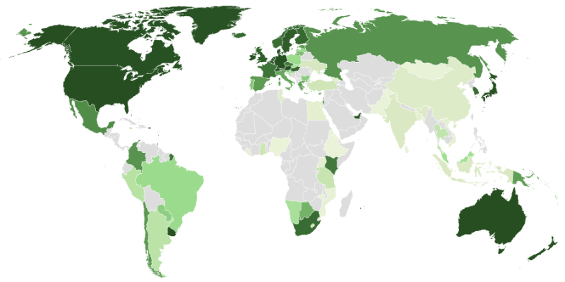 Map of salaries of presidents prime ministers and other world leaders